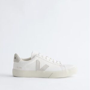 Veja White and Light Gray Women's Low-Top Sneakers